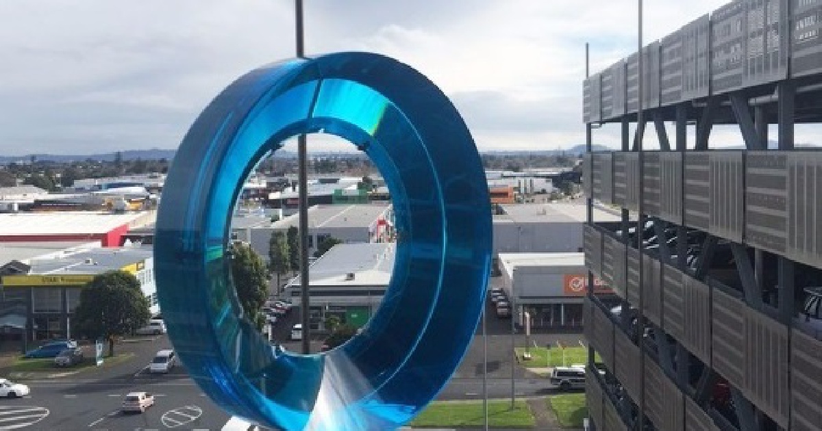Reuben Walk In Reuben Paterson's public installation is complete | Gow Langsford